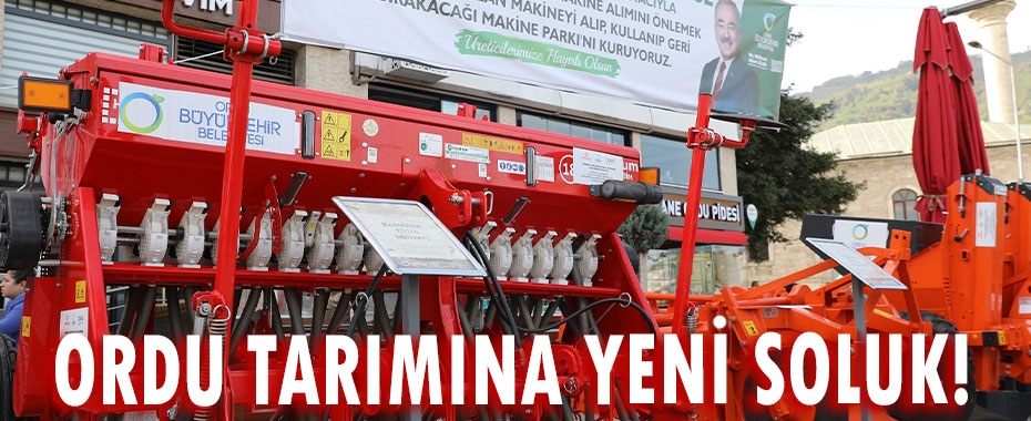 Başkan Güler'den Ordu tarımına yeni soluk!