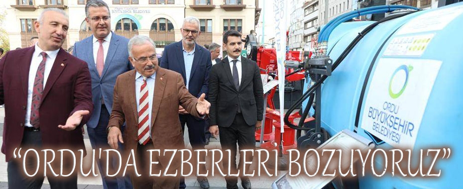 Başkan Güler: 'Ordu'da ezberleri bozuyoruz'