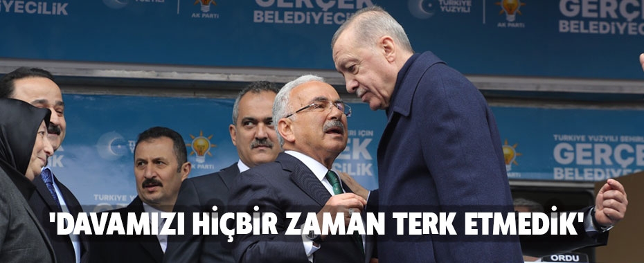 Başkan Güler: 'Davamızı hiçbir zaman terk etmedik'