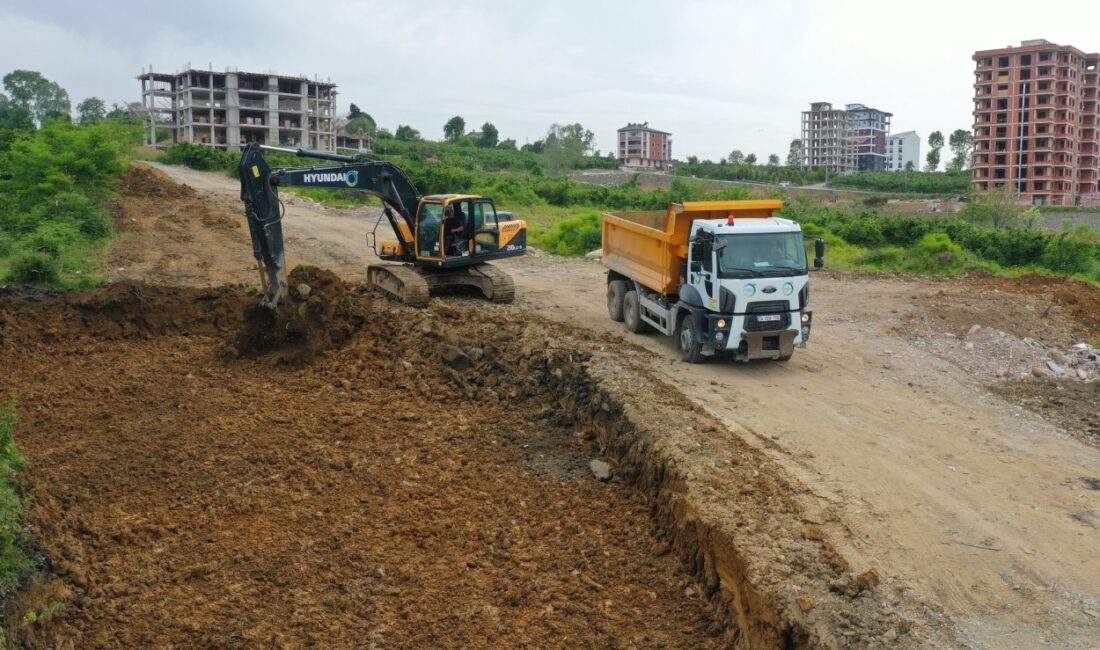 Ordu Büyükşehir Belediyesi, Altınordu ilçesinde ulaşımı rahatlatacak önemli bir çalışmayı