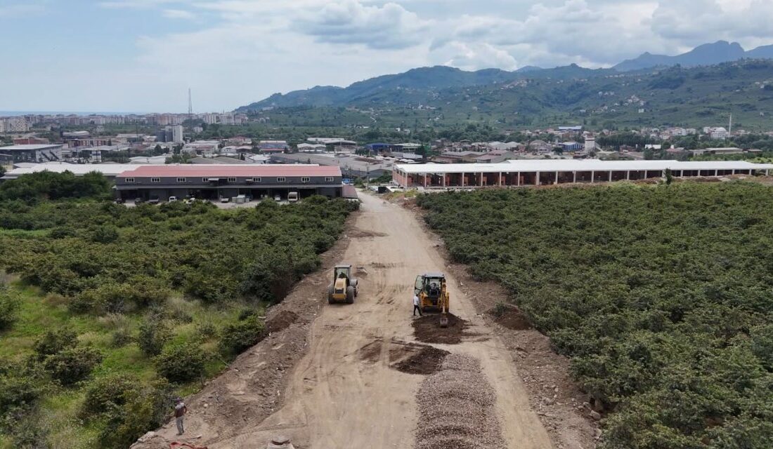 Şehir içi ulaşımını rahatlatmak için alternatif bağlantı yolları açan Ordu