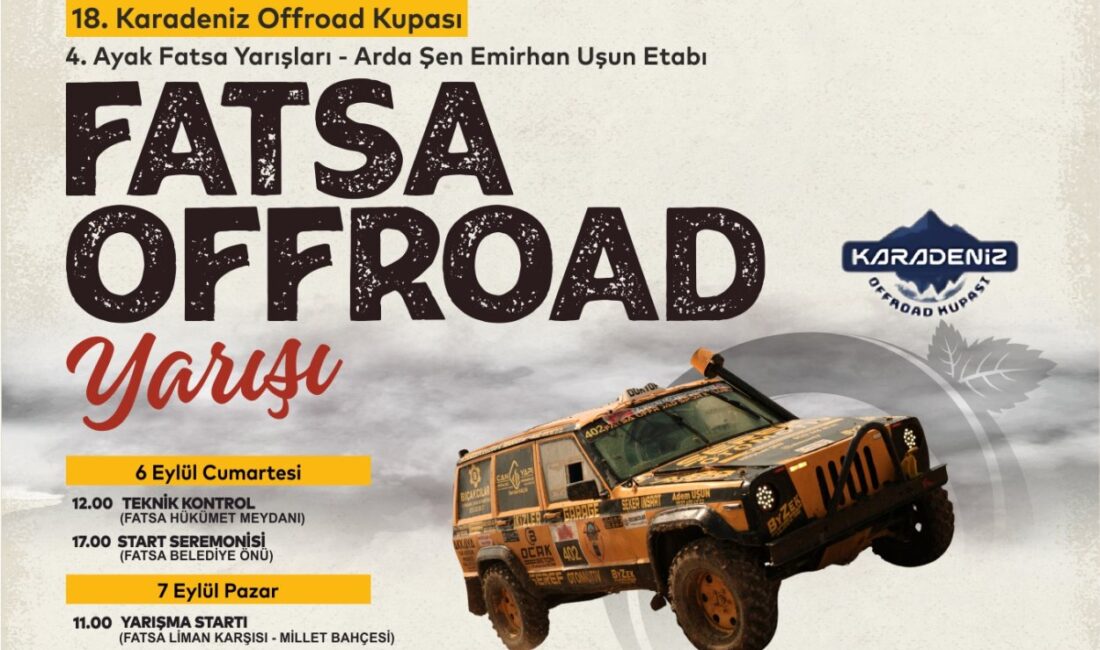 Ordu Büyükşehir Belediyesinin ev sahipliğinde, Türkiye Otomobil Sporları Federasyonu (TOSFED)